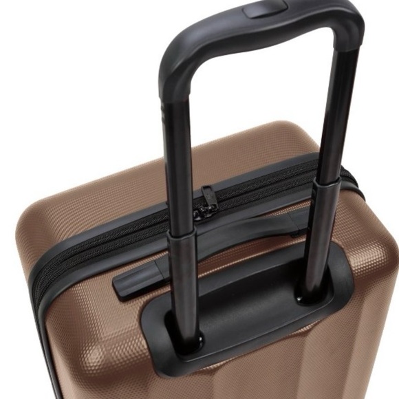 Skyline Hardside Large Checked Spinner Suitcase - Picture 2 of 5